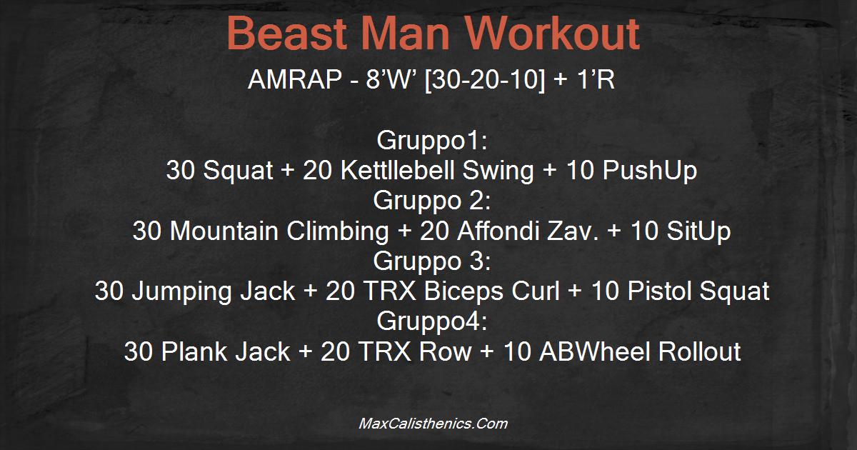 Beast Man Workout