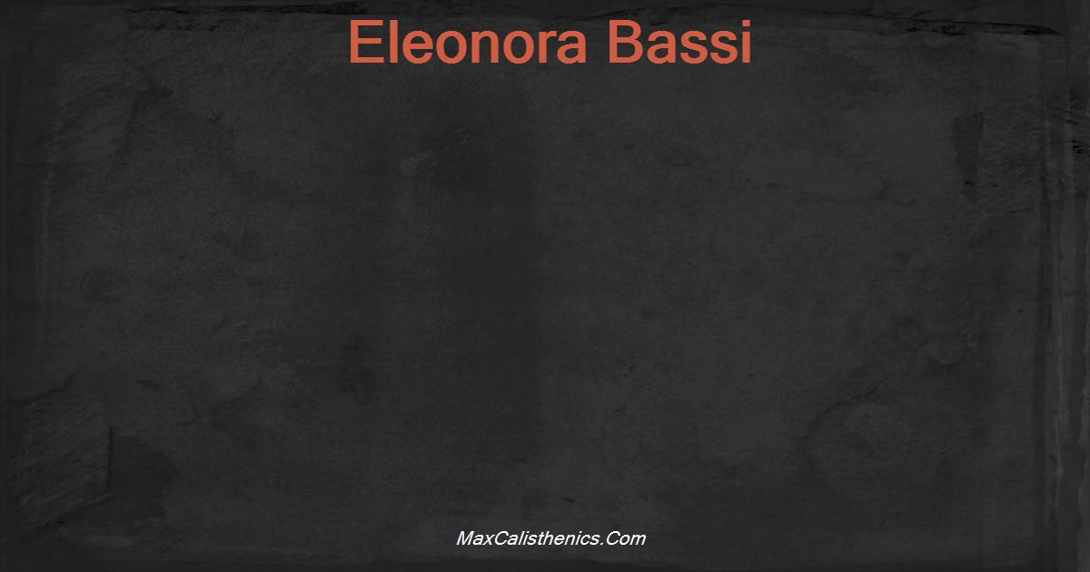 Eleonora Bassi