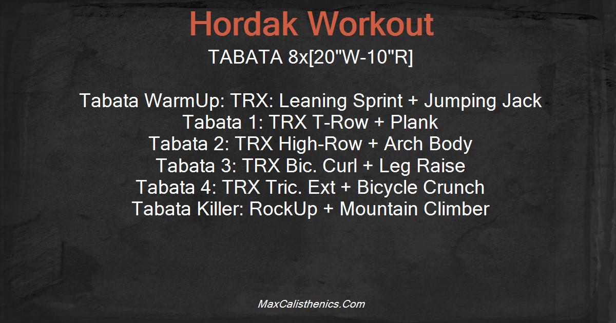Hordak Workout
