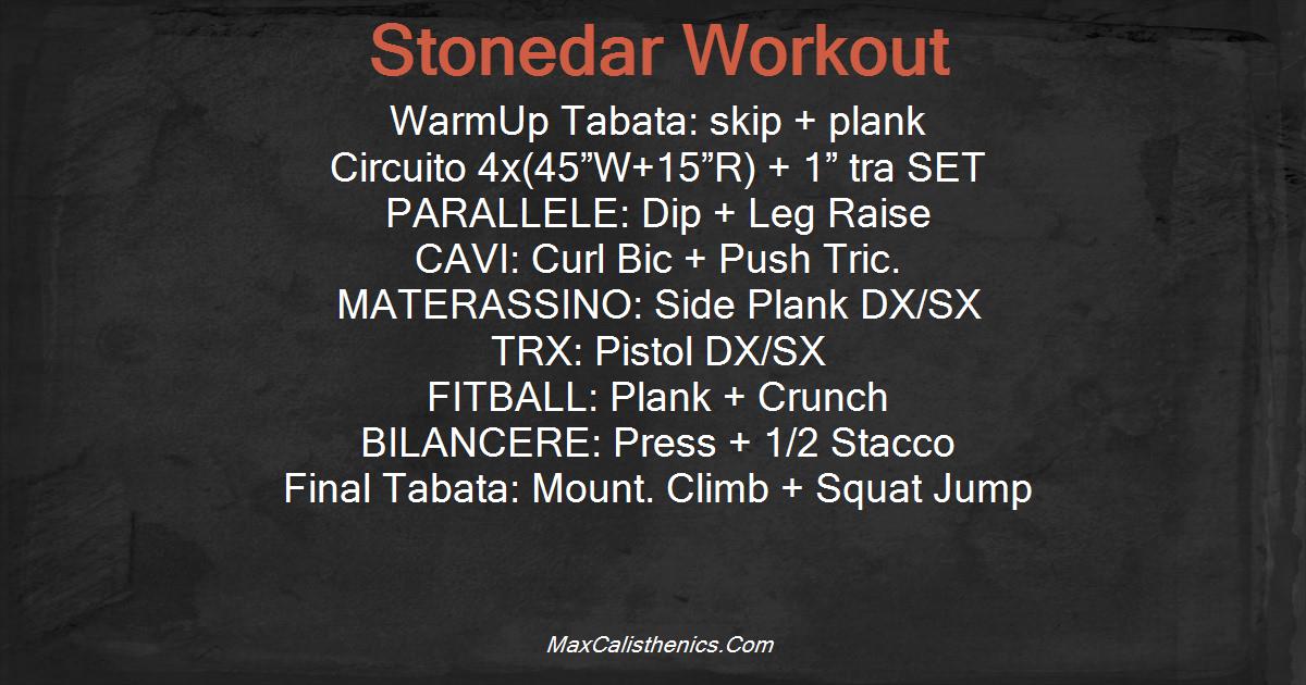 Stonedar Workout