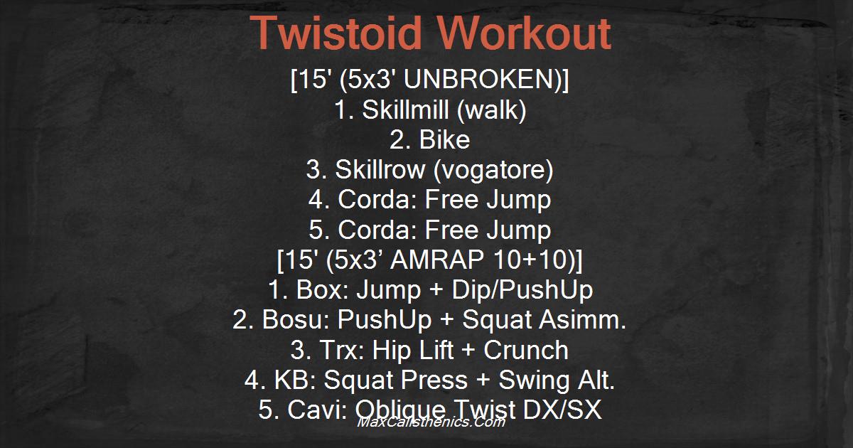 Twistoid Workout