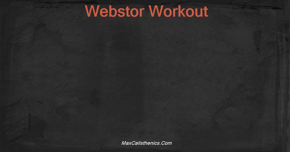 Webstor Workout